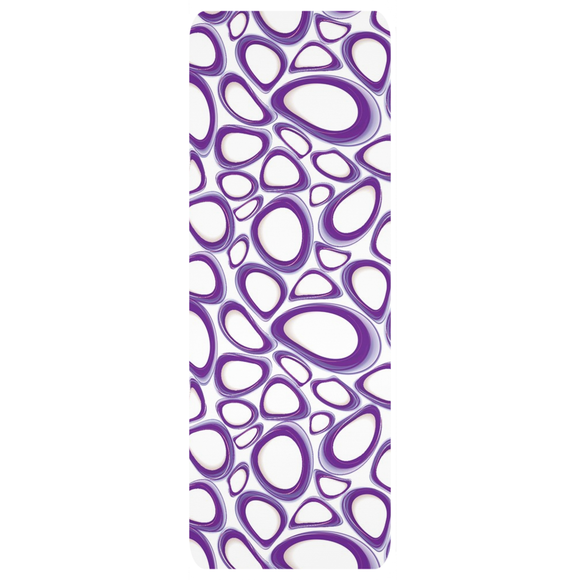 Purple Drops Yoga Mat