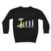 Human Evolution By Aliens Kids' Sweatshirt