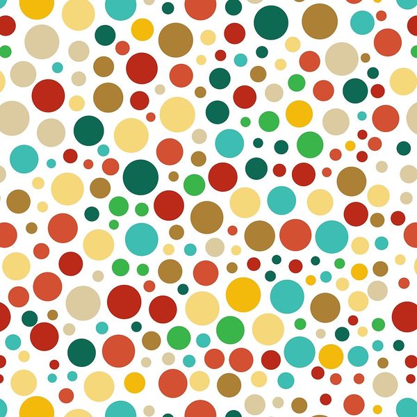 Coloured Dots  - Art Print