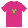 Green Floral Hummingbird T-Shirt