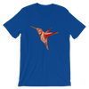 Red Floral Hummingbird T-Shirt