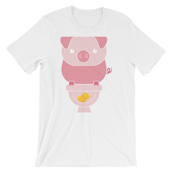 Piggy Bank On The Toilet T-Shirt