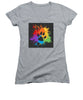 Pride Bear Paw - Women's V-Neck (Athletic Fit)