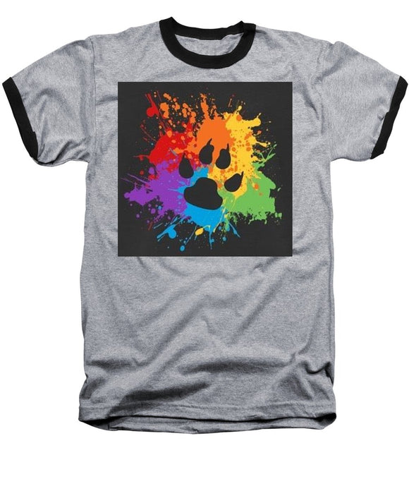 Pride Bear Paw - Baseball T-Shirt