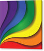 Rainbow Pride Swirl - Acrylic Print