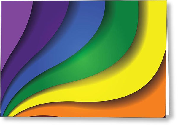 Rainbow Pride Swirl - Greeting Card