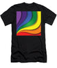 Rainbow Pride Swirl - Men's T-Shirt (Athletic Fit)