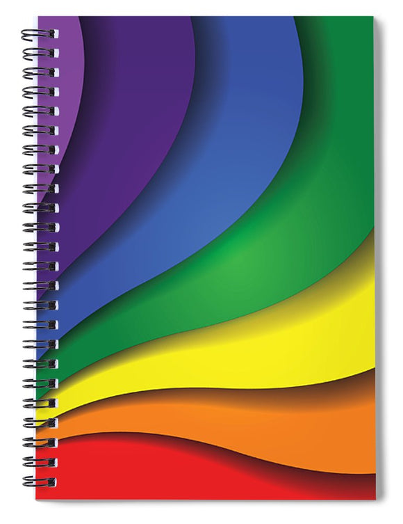 Rainbow Pride Swirl - Spiral Notebook
