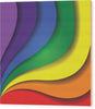 Rainbow Pride Swirl - Wood Print