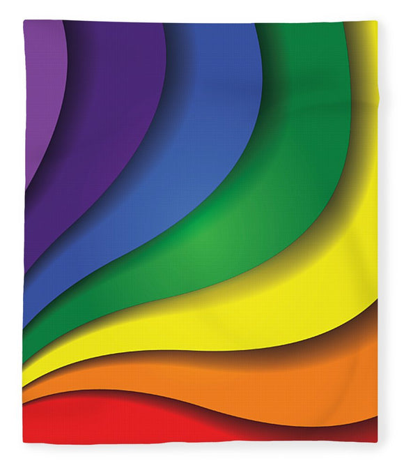 Rainbow Pride Swirl - Blanket