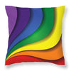 Rainbow Pride Swirl - Throw Pillow