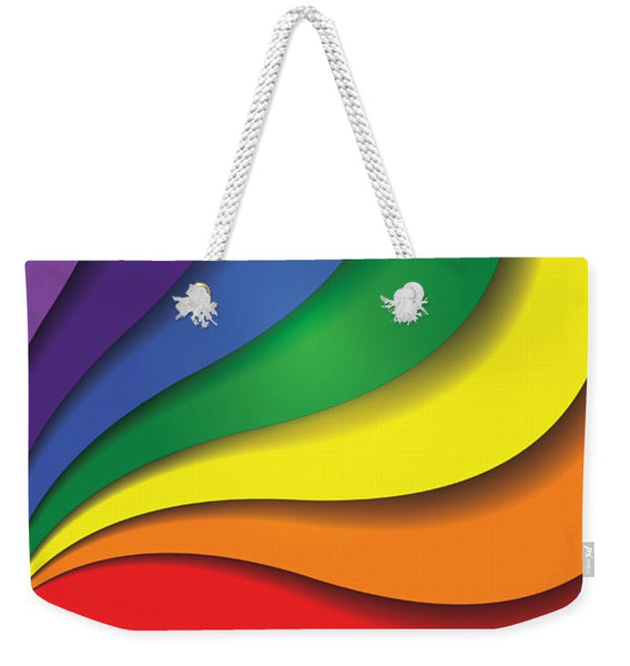 Rainbow Pride Swirl - Weekender Tote Bag