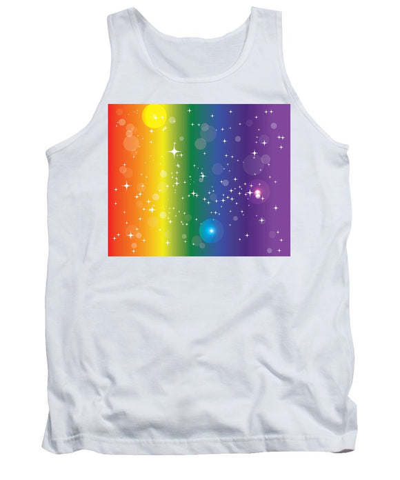 Rainbow Pride With Sparkles - Tank Top
