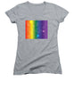 Rainbow Pride With Sparkles - Women's V-Neck (Athletic Fit)