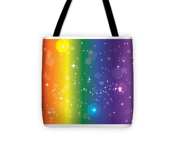 Rainbow Pride With Sparkles - Tote Bag
