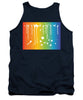 Rainbow Pride With White Paint Splodges - Tank Top