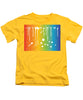 Rainbow Pride With White Paint Splodges - Kids T-Shirt