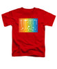 Rainbow Pride With White Paint Splodges - Toddler T-Shirt
