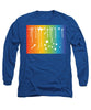 Rainbow Pride With White Paint Splodges - Long Sleeve T-Shirt