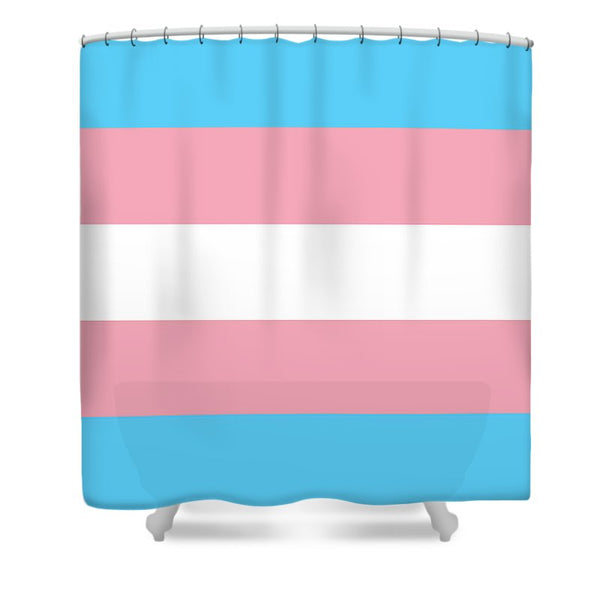 Transgender Flag - Shower Curtain